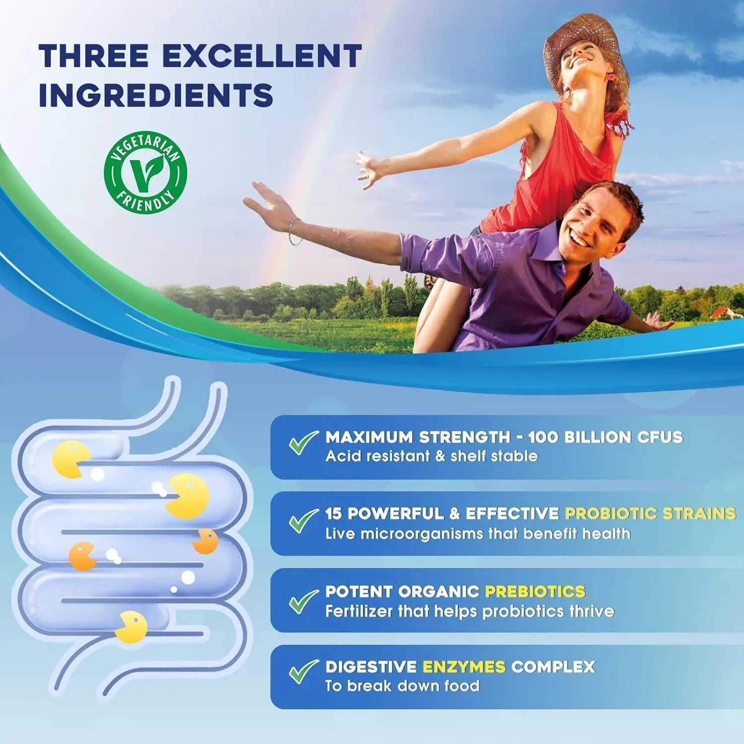 Probiotics for Women & Men - 100 Billion Plus Digestive Enzymes & Prebiotics, Highest Potency 3-in-1 Complete Probiotics for Digestive Health, Immune Support ZEBORA buy australia supplements