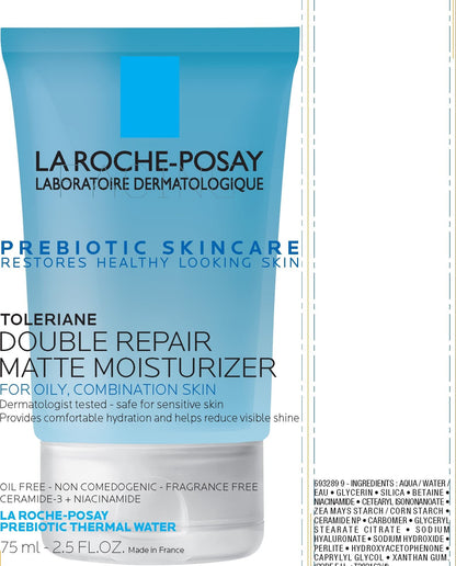 La Roche-Posay Toleriane Double Repair Matte Face Moisturizer, 3.38oz La Roche-Posay