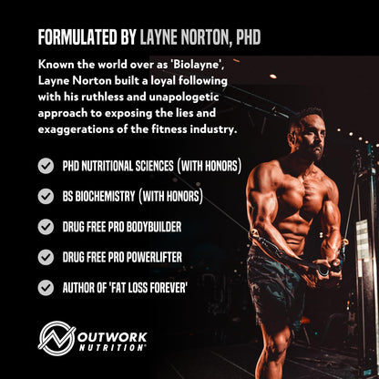 Outwork Nutrition Whey Isolate Protein Powder - Accelerates Muscle Building & Recovery - Low Lactose, Gluten-Free - Post Workout Supplement - Enhanced Protein Synthesis, Vanilla, 1.6lbs