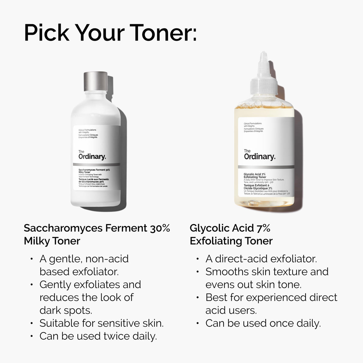 The Ordinary Saccharomyces Ferment 30% Milky Toner, Exfoliating and Hydrating Toner for Smoother, Brighter Skin, 3.4 Fl Oz The Ordinary