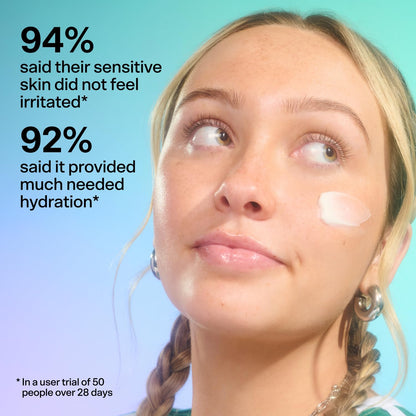 Bubble Skincare Slam Dunk Hydrating Face Moisturizer - Travel Size Lightweight Face Lotion with Vitamin E + Aloe Vera - Daily Facial Moisturizer for Normal + Dry Skin with Blue Light Protection (50ml) Bubble Skincare