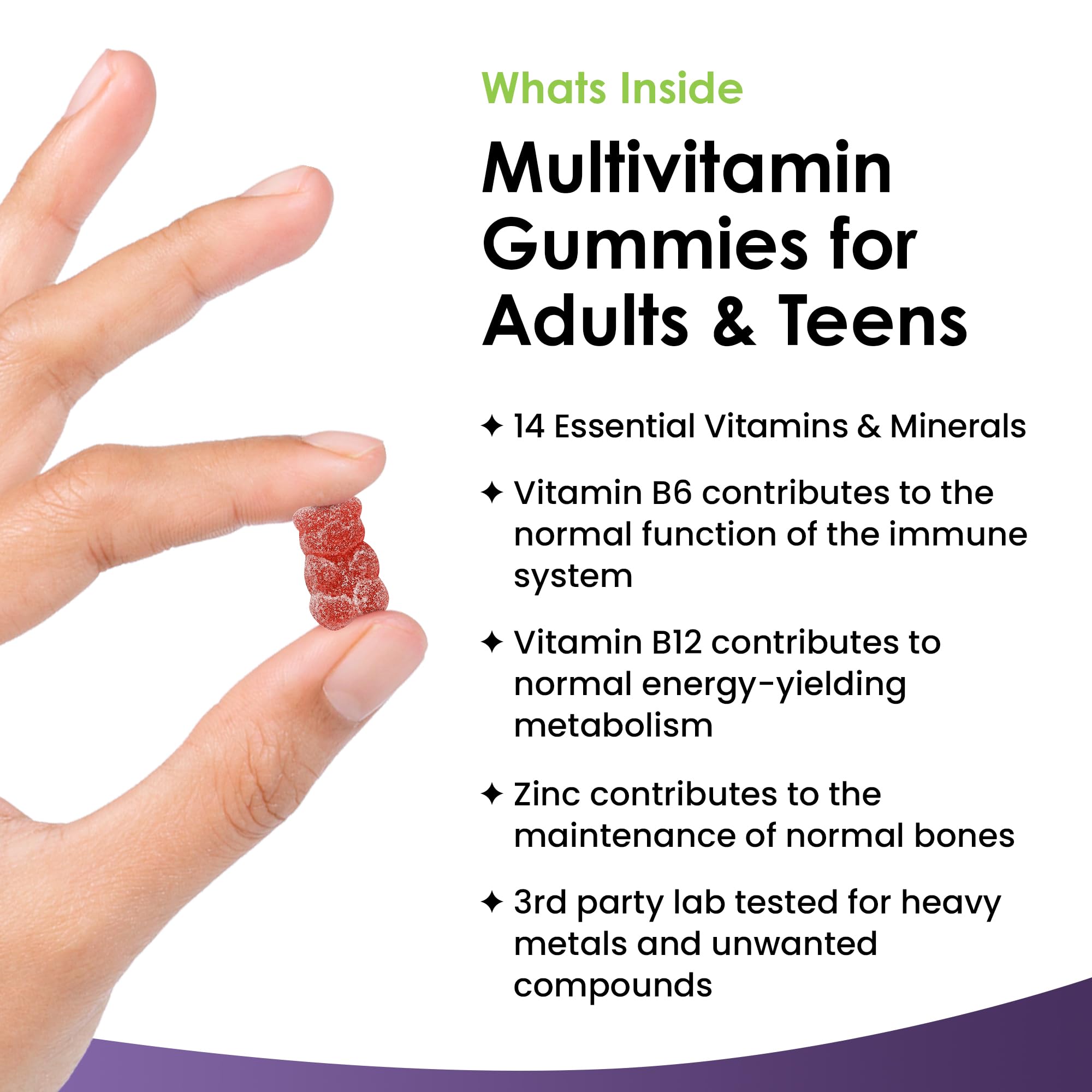 Multivitamin Gummies High Strength for Men Women - Vegetarian +14 Essential Vitamins NEW LEAF PRODUCTS buy australia supplements