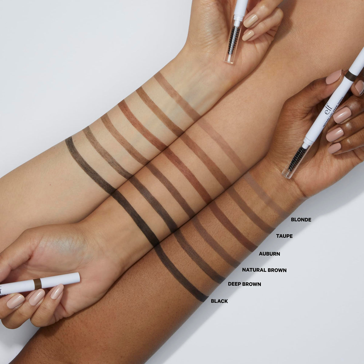 e.l.f. Instant Lift Brow Pencil, Dual-Ended Precision Brow Pencils For Shaping & Defining Eyebrows, Vegan & Cruelty-Free, Neutral Brown, 2-Pack e.l.f.