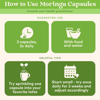 ORGANIC INDIA Moringa Herbal Supplement - Green Superfood, Nutrient Dense, Pure Plant Protein, Vitamin A, E, K, Iron, Calcium, Fiber, Vegan ORGANIC INDIA