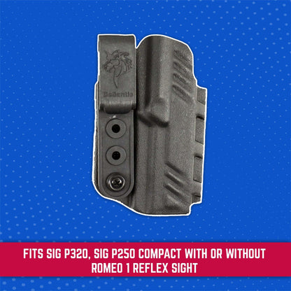 DeSantis Slim-Tuk - IWB Holster for Men and Women, Pistol Holster for Concealed Carry, Suitable for Appendix Wear, Ambidextrous, Made with Kydex, Adjustable Tension, Tuckable 360 C-Clip Gsupps Australia