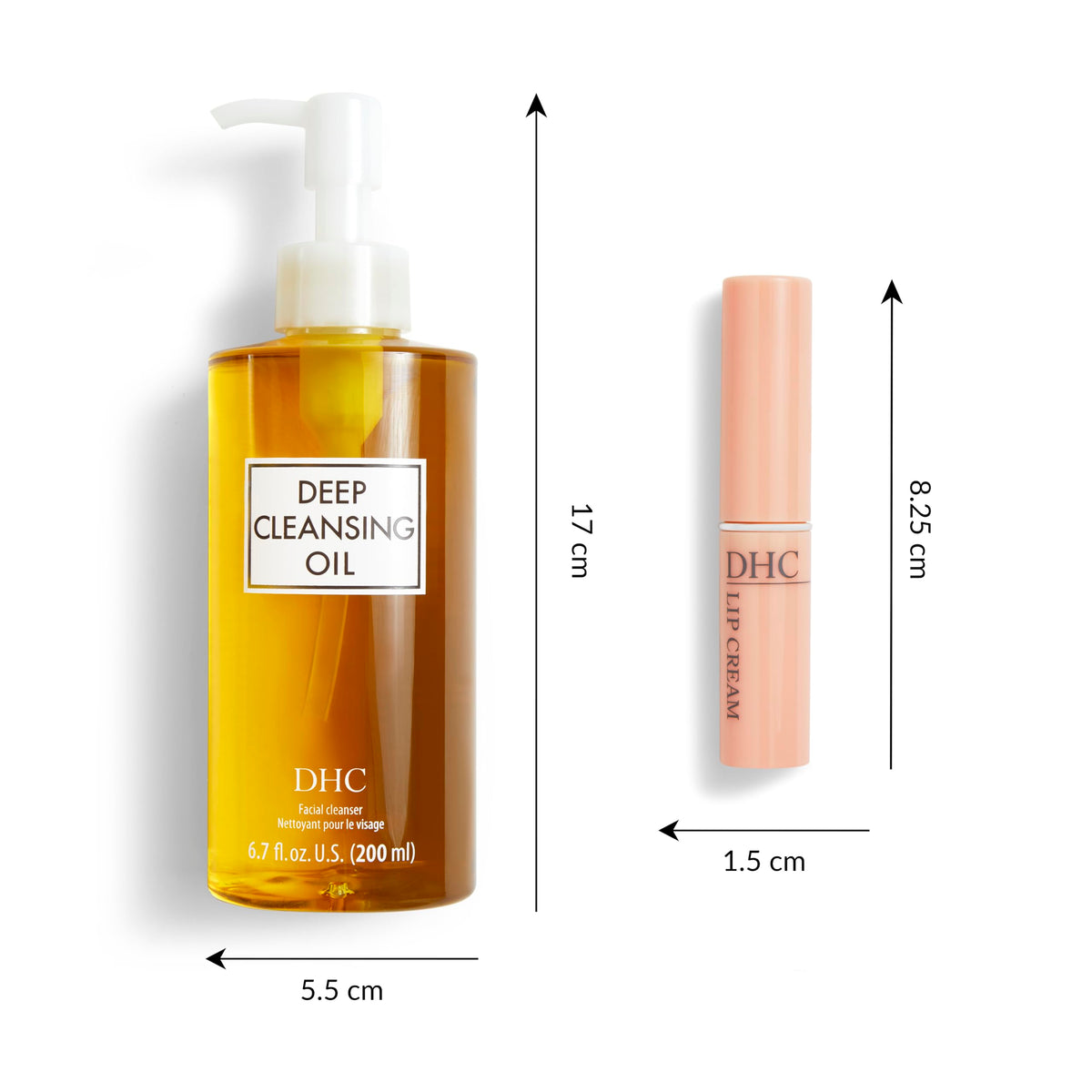 DHC Deep Cleansing Oil and Lip Cream Set, J-Beauty Bestsellers, 2-Piece Set DHC