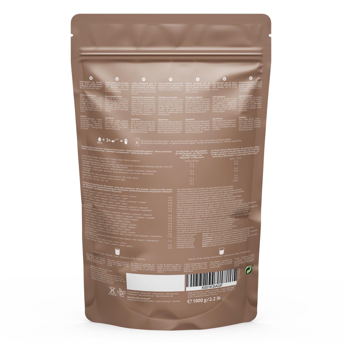 Vegan Protein Powder Hazelnut Cookie - Milk Away Vegan Protein Without Soy 1kg Nutri +Buy Supplements Australia