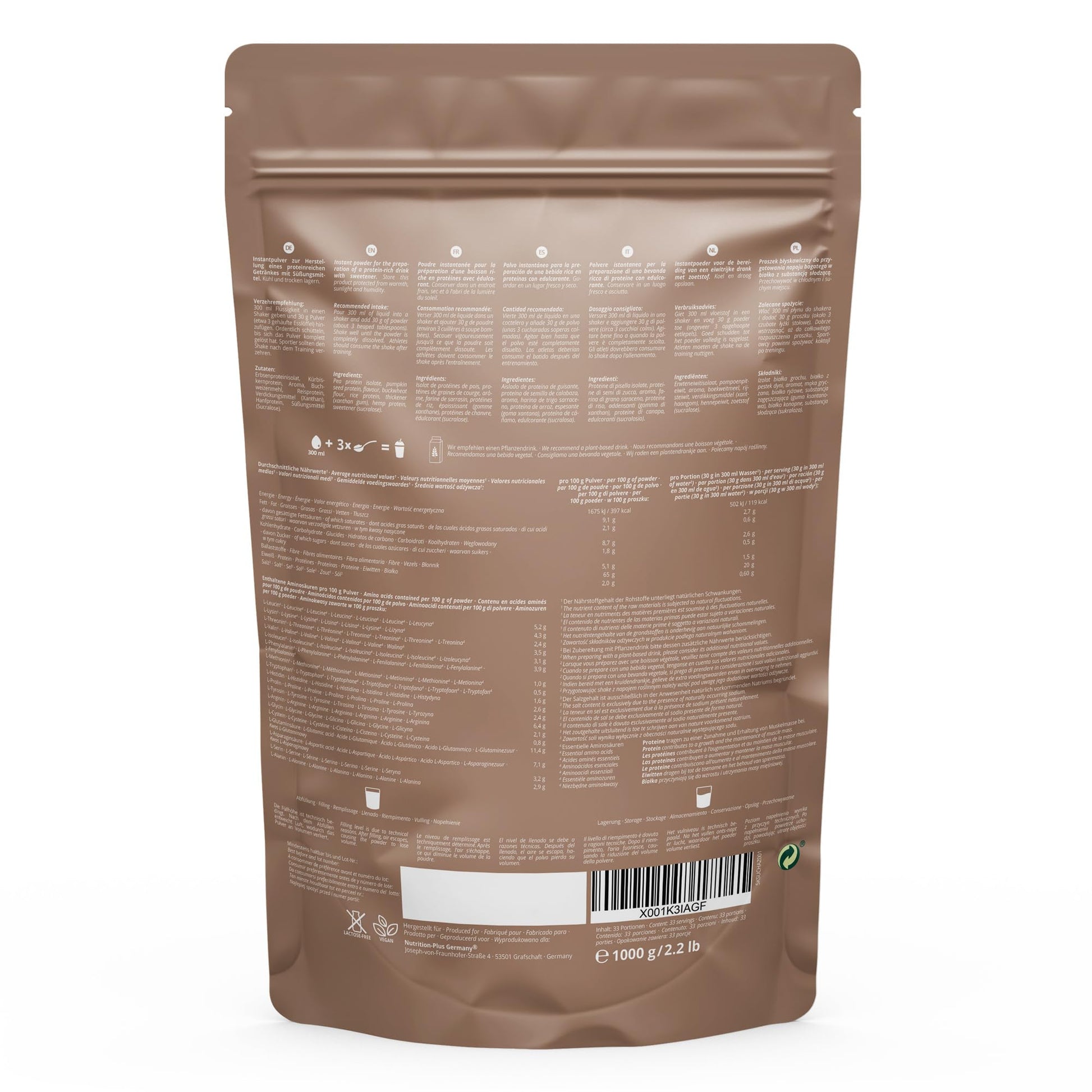 Vegan Protein Powder Hazelnut Cookie - Milk Away Vegan Protein Without Soy 1kg Nutri +Buy Supplements Australia