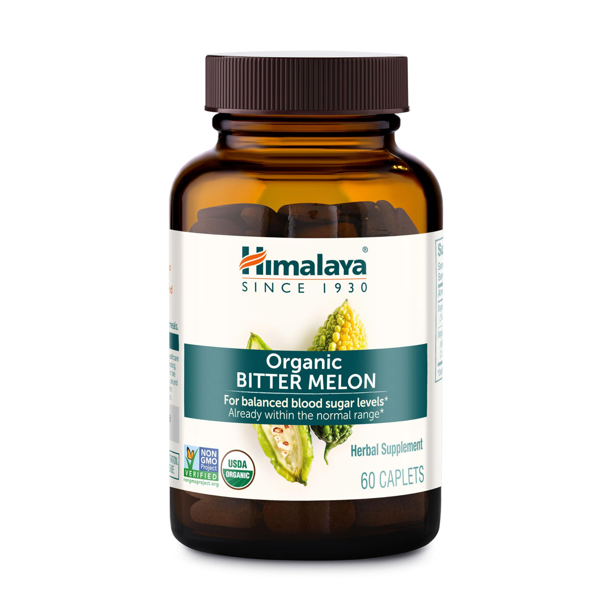Himalaya Organic Bitter Melon - Herbal Glucose Metabolism Support - USDA Organic, Non-GMO, Vegan, Gluten Free Himalaya