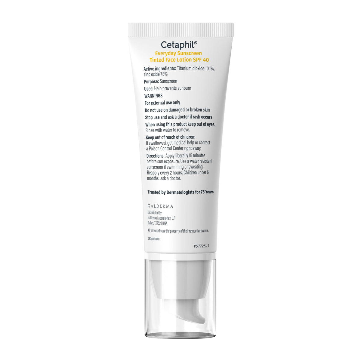 Cetaphil Tinted Mineral Face Sunscreen, SPF 40, Sensitive Skin, 1.7oz Cetaphil