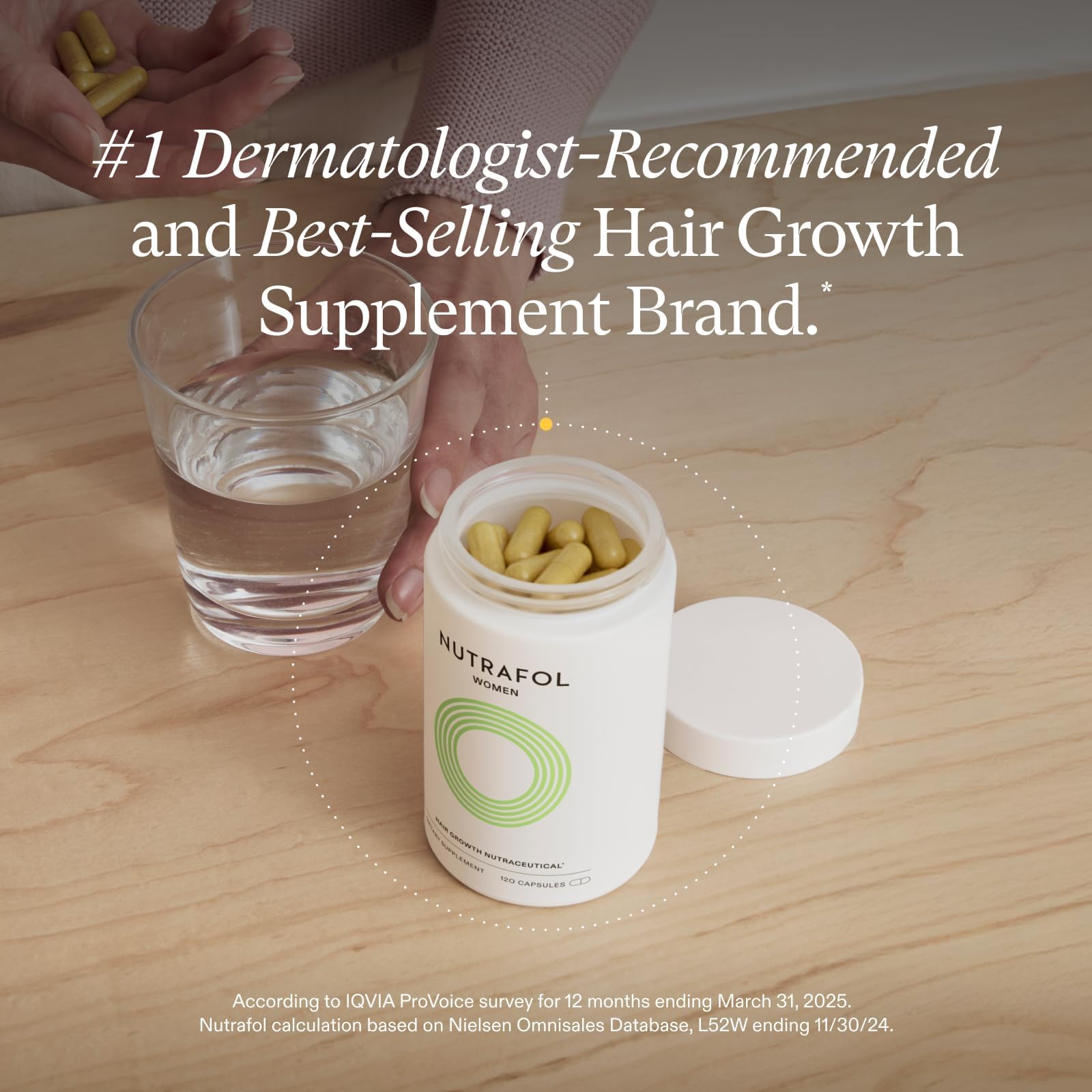 Nutrafol Women's Hair Growth Supplements, Ages 18-44, Clinically Proven for Visibly Thicker and Stronger Hair, Dermatologist Recommended - 1 Month Supply Nutrafol buy australia supplements