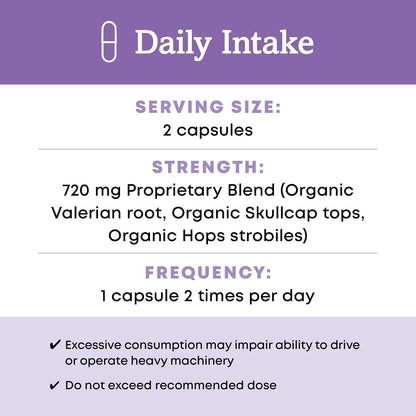 Oregon's Wild Harvest Muscle Relax Organic Herbal Supplement Vegan Capsules with Valerian, Hops and Skullcap - 90 Count Gsupps Australia