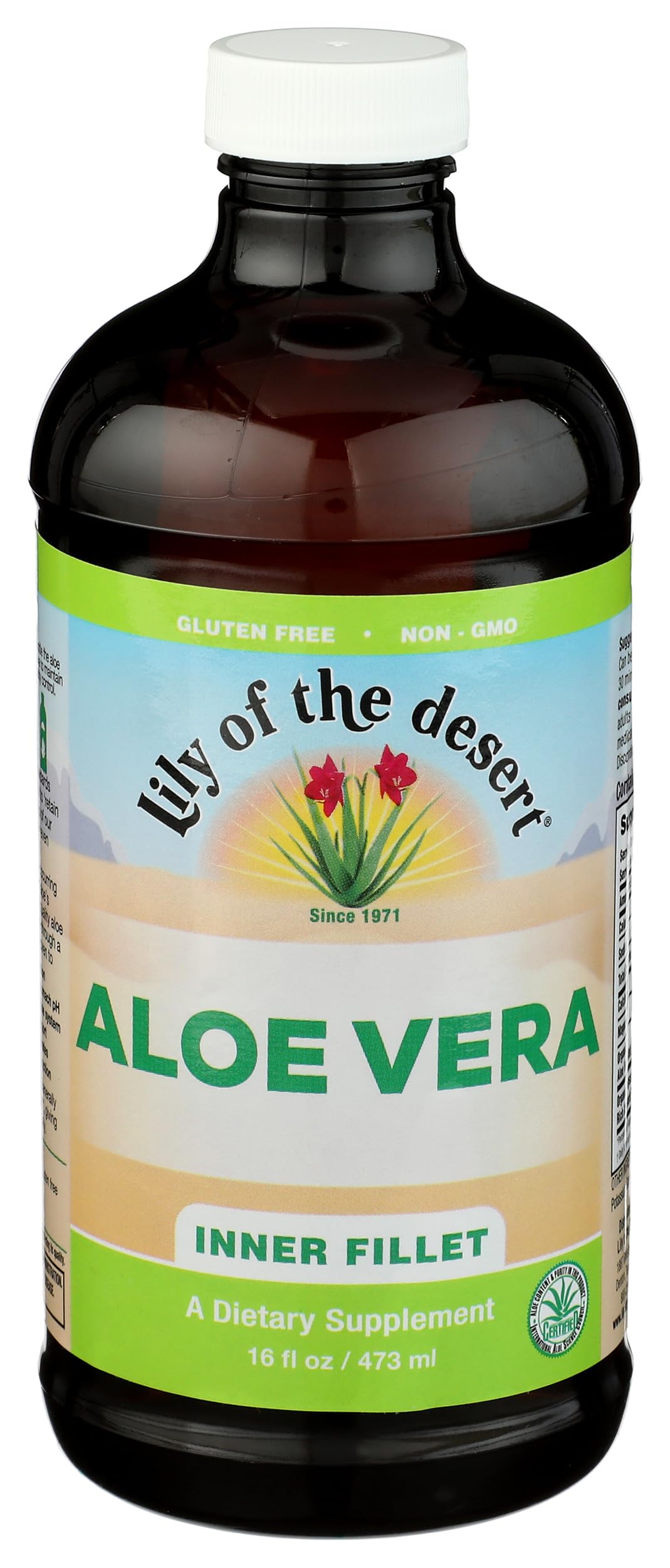 Lily of the Desert Organic Aloe Vera Juice – Inner Fillet, 16 fl oz Lily Of The Desert