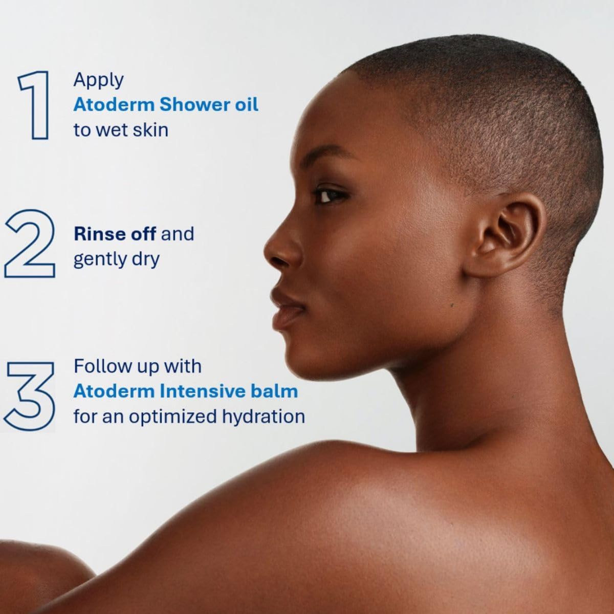 Bioderma Atoderm Shower Oil, Cleansing Oil For Face & Body, Nourishing Cleansing Oil For Dry to Atopic Sensitive Skin For Softer & Smooth Skin For Your Whole Family Bioderma