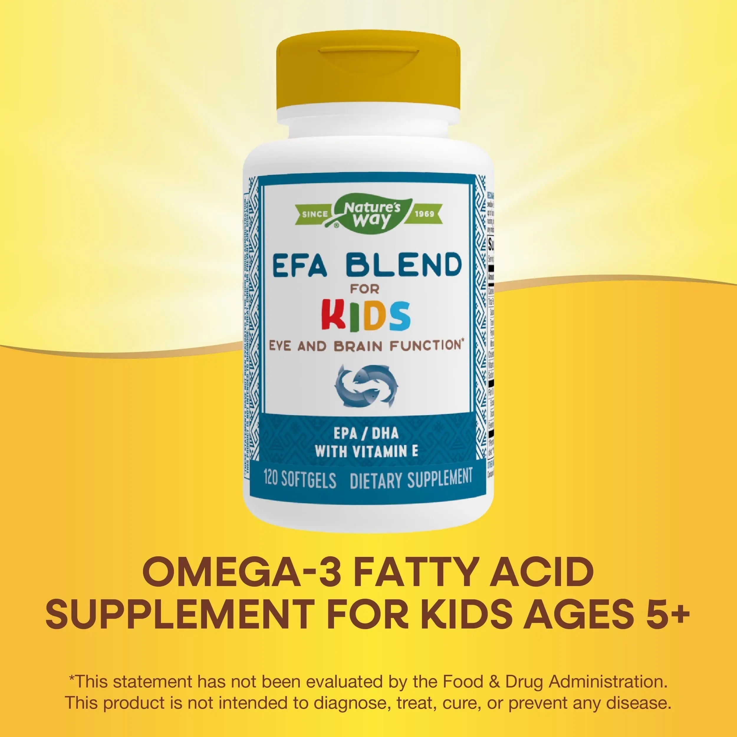 Nature's Way EFA Blend for Kids with vitamin E, Supports Eye and Brain Function*, 120 Softgels Nature's Way buy australia supplements
