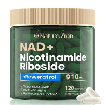 NAD Supplement 120 Capsules, Liposomal Nicotinamide Riboside, Resveratrol, Quercetin, NAD Nicotinamide Riboside Resveratrol 910mg for Women & Men, NAD Supplement for Anti Aging and Cell Regeneration KZUO buy australia supplements
