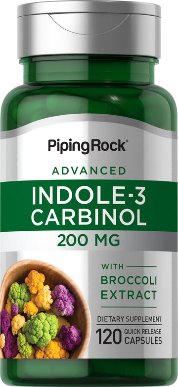 Piping Rock Indole 3 Carbinol | 200mg | 120 Capsules | I3C with Broccoli Extract | Non-GMO, Gluten Free Supplement Piping Rock buy australia supplements