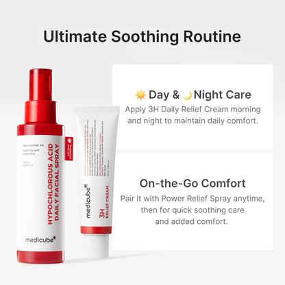 medicube 3H Daily Relief Cream for All Skin Types & After Spot Care medicube