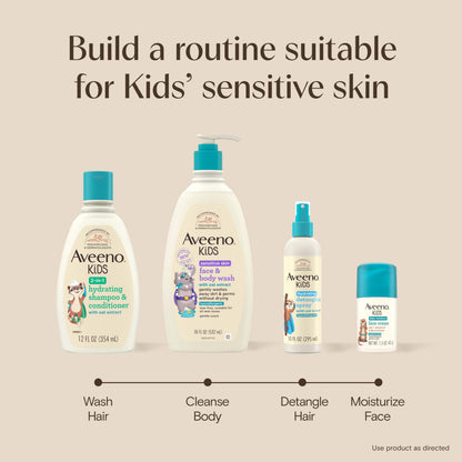 Aveeno Kids Face & Body Wash, Sensitive Skin, 18 fl. oz Aveeno Baby