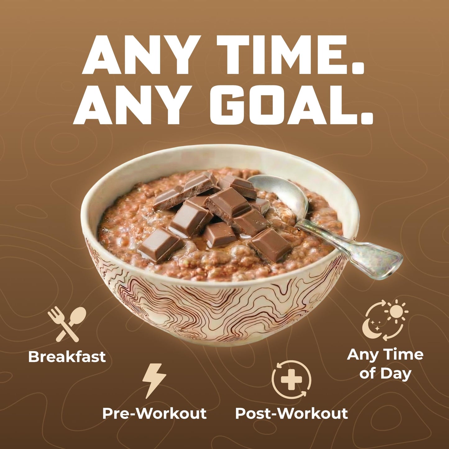 Huge Creamy Rice, Maple Brown Sugar, Rice Cereal (Cream of Rice Style), Quick & Easy Preparation, Fast-Digesting Carbohydrates, Sugar-Free, Creamy Texture, Pre & Post Workout Fuel, 30 Servings
