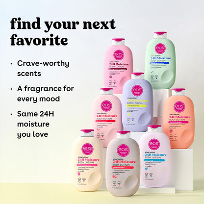 eos 24H Moisture Travel Body Lotion- Vanilla Cashmere, 2.5 fl oz eos