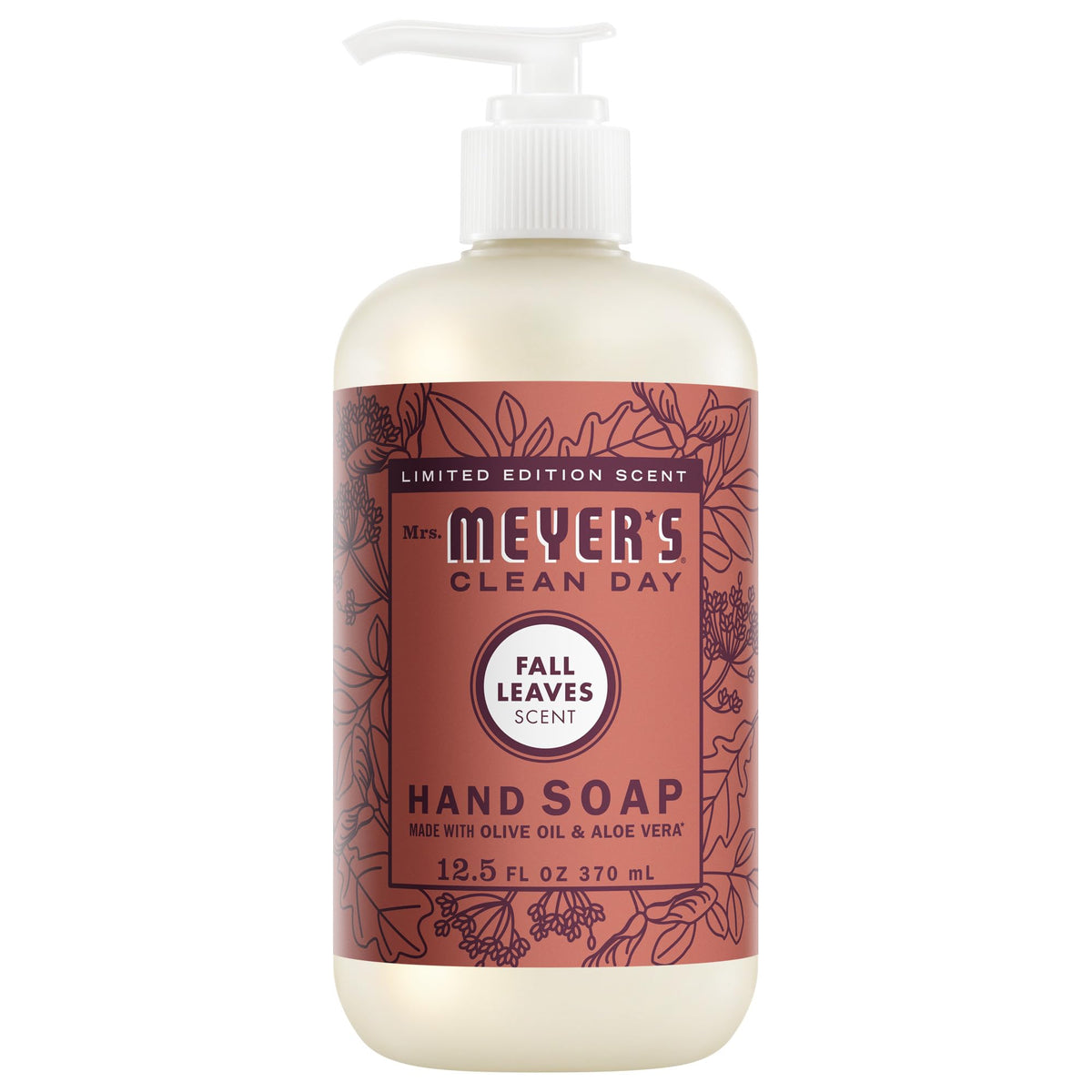 MRS. MEYER'S CLEAN DAY Hand Soap, Fall Leaves Scent, 12.5 Fl Oz Bottle Mrs. MEYER'S