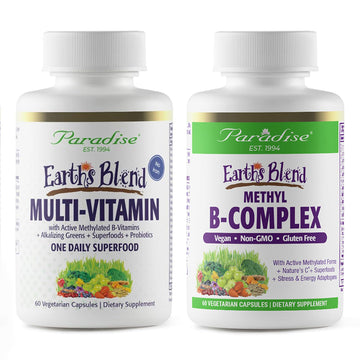 Paradise Herbs Earth's Blend Once Daily Multivitamin & B-Complex Bundle Paradise Herbs buy australia supplements