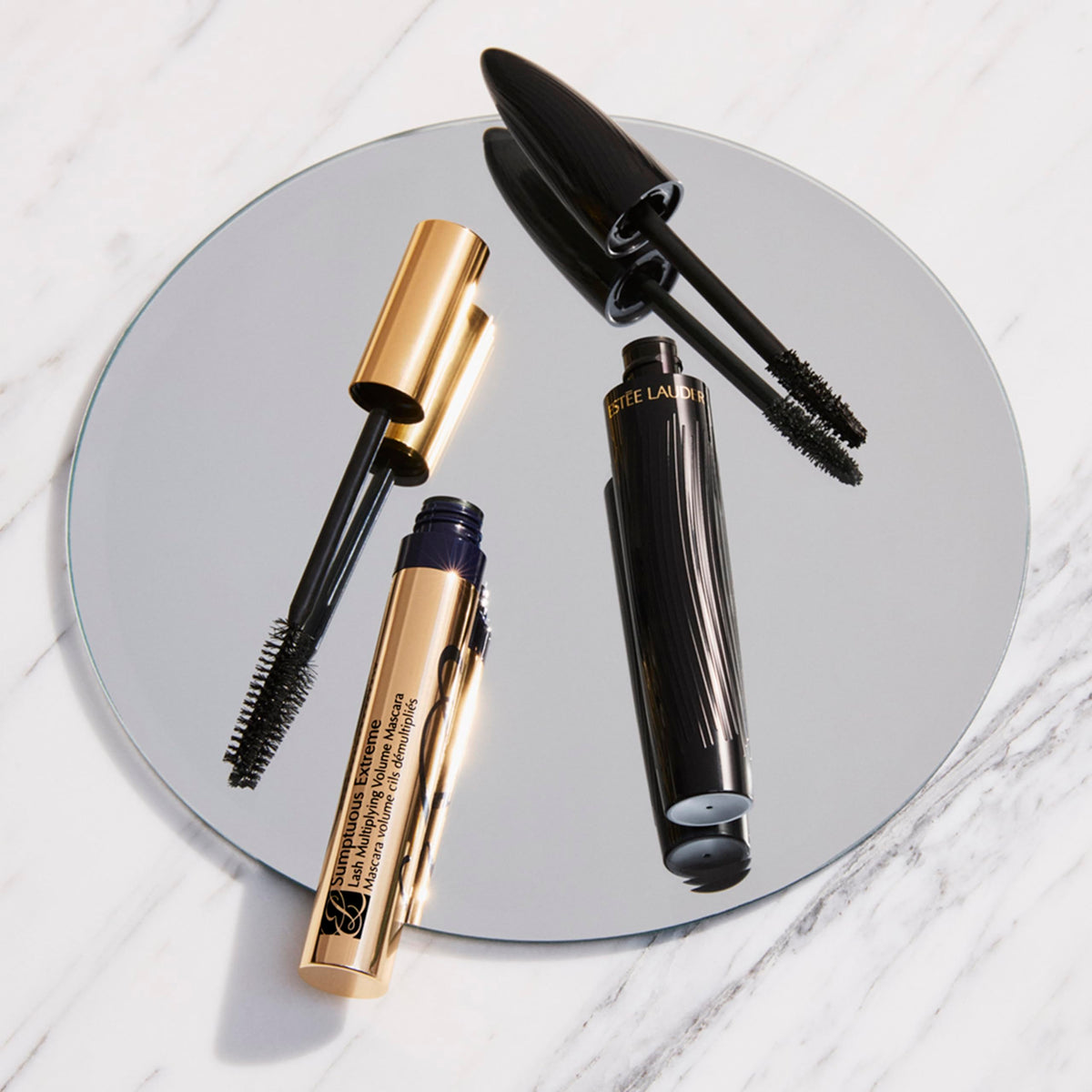 Estée Lauder Sumptuous Extreme Lash Multiplying Volumizing Lengthening Mascara | 01 Extreme Black, Travel Size, 0.09 Fl Oz Estée Lauder