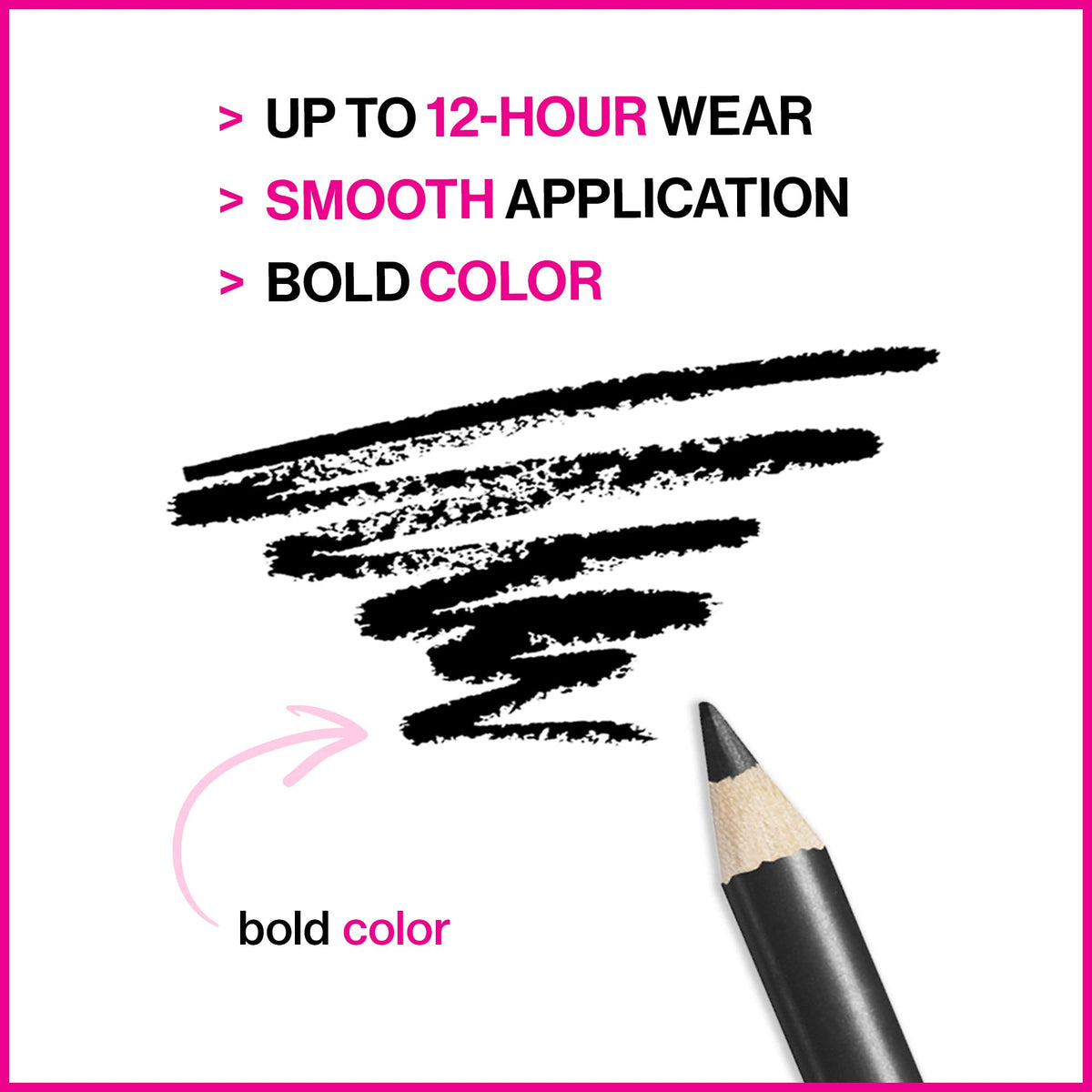 wet n wild Color Icon Kohl Eyeliner Pencil - Rich Hyper-Pigmented Color, Smooth Creamy Application, Long-Wearing Matte Finish Versatility, Cruelty-Free - Baby's Got Black wet n wild