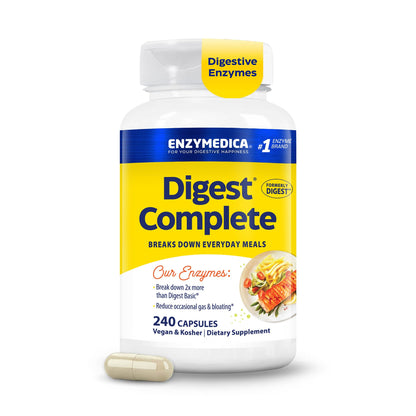 Enzymedica Digest Complete - Helps Gas & Bloating - 90 Caps Gsupps Australia