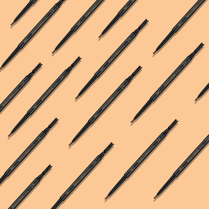 3Pcs Waterproof Eyebrow Pencil Dark Brown, Premium Eye Brow Pencil Brn with Spoolie Brush, Longwearing for Perfect Brows, Professional, Precision, Defines, Double-ended Eyebrow Pen for Women, O'CHEAL O'CHEAL