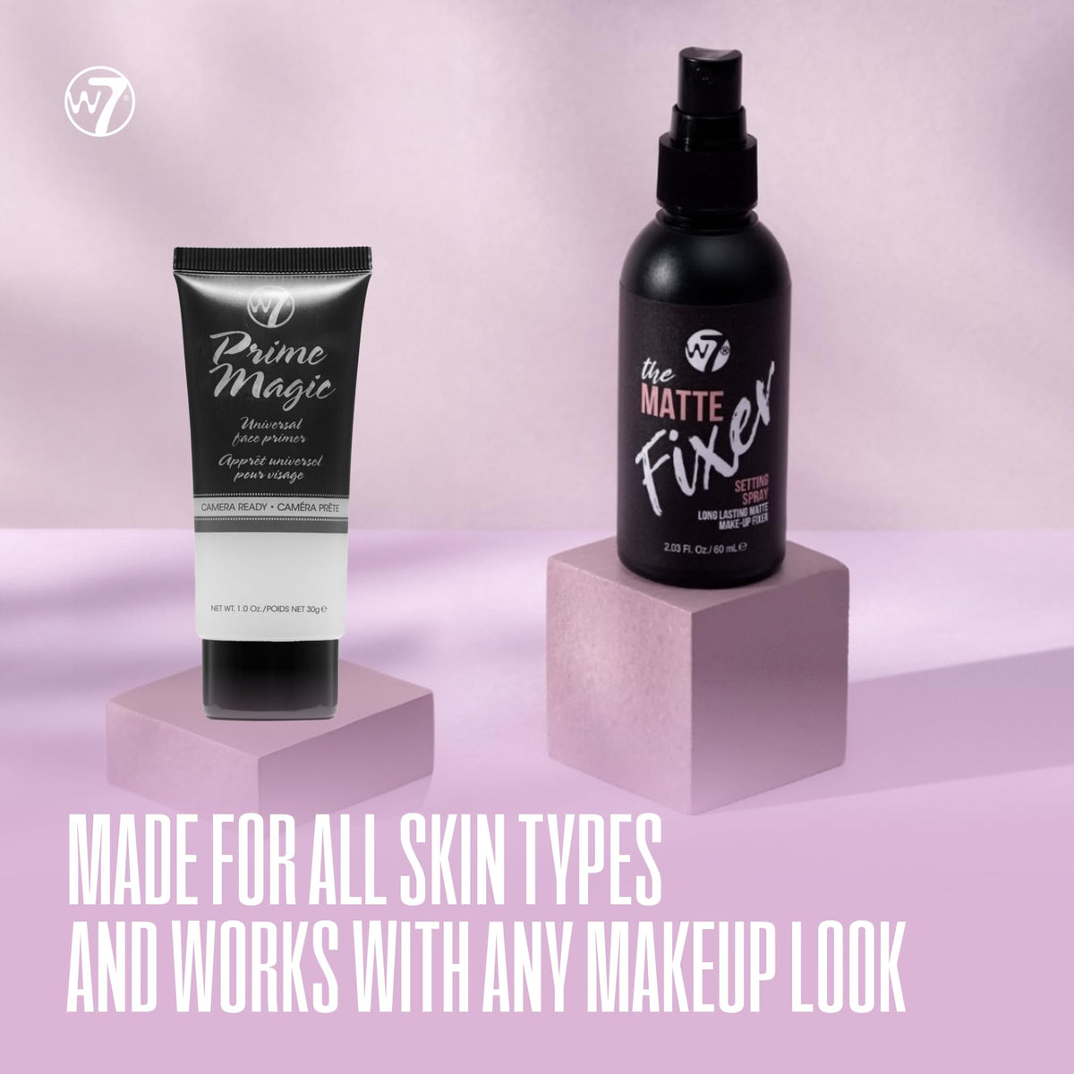 W7 Prime Magic and The Fixer Matte Duo - Primer and Setting Spray W7
