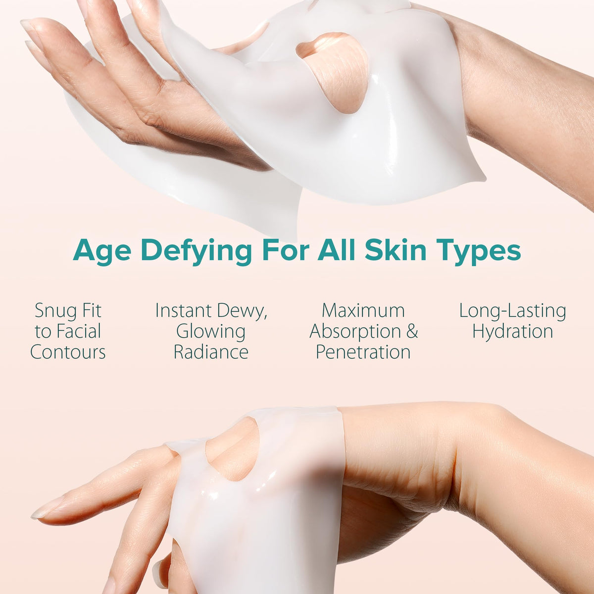 Ebanel Bio Collagen Face Mask, Hydrating Overnight Korean Face Sheet Masks Ebanel