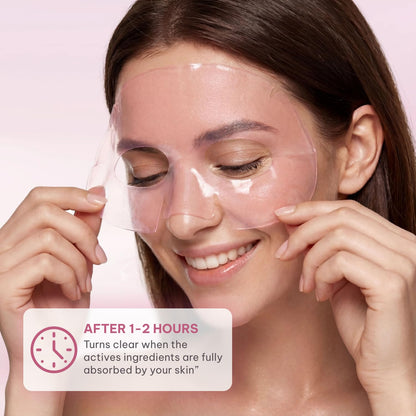 Quasi Salmon PDRN Collagen Mask – Korean Skin care Gel Face Mask for Hydration, Firming & Smoothing Skincare, Collagen Boost & Pore Care – 4 Masks, Non-Irritating, Natural Ingredients Quasi