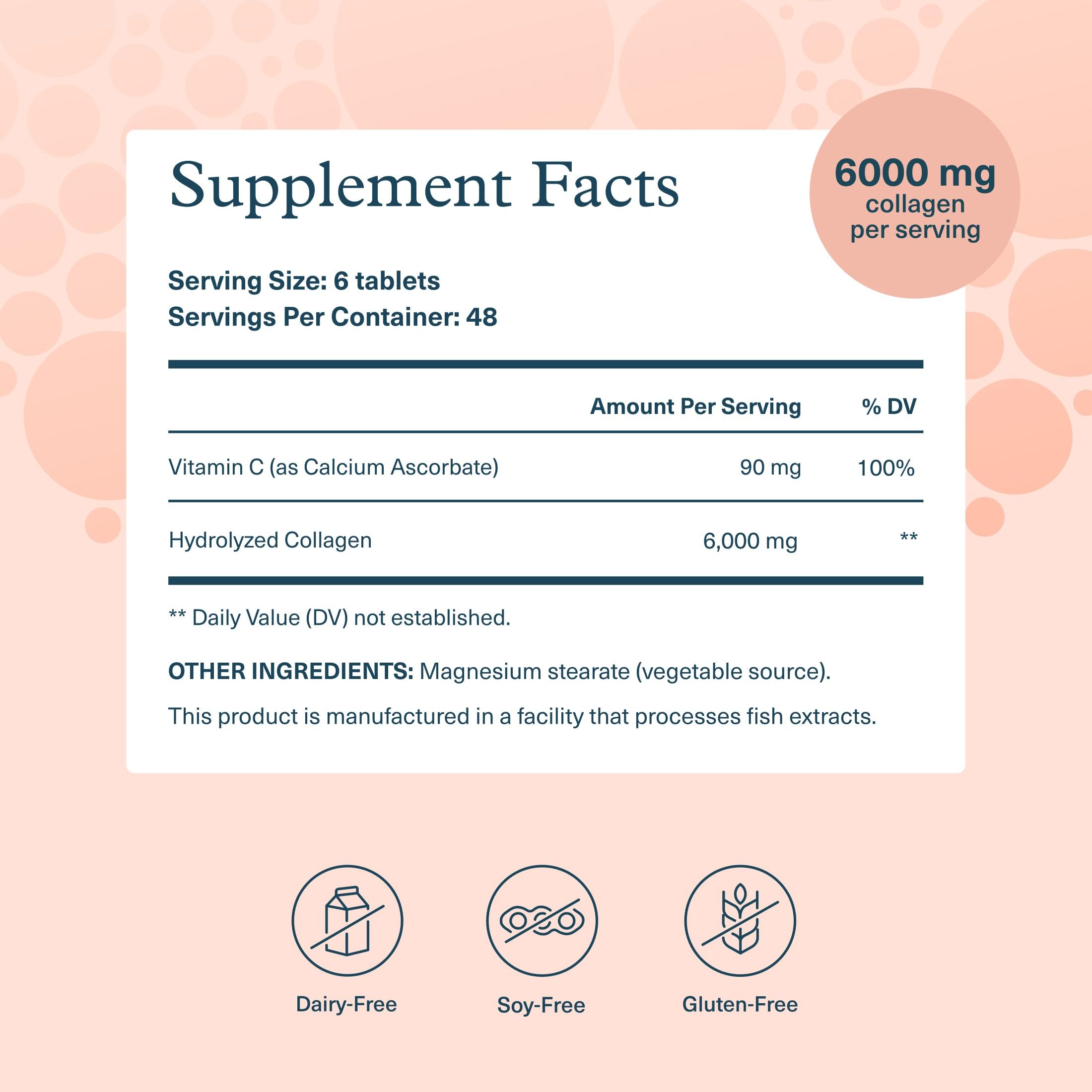 Youtheory Advanced Collagen - 6,000 mg Hydrolyzed Collagen Peptides - Includes Antioxidants & Contains Vitamin C - Hair Growth, Nails, Joint Health & Bone Support* - 290 Tablets (48-Day Supply) Youtheory buy australia supplements