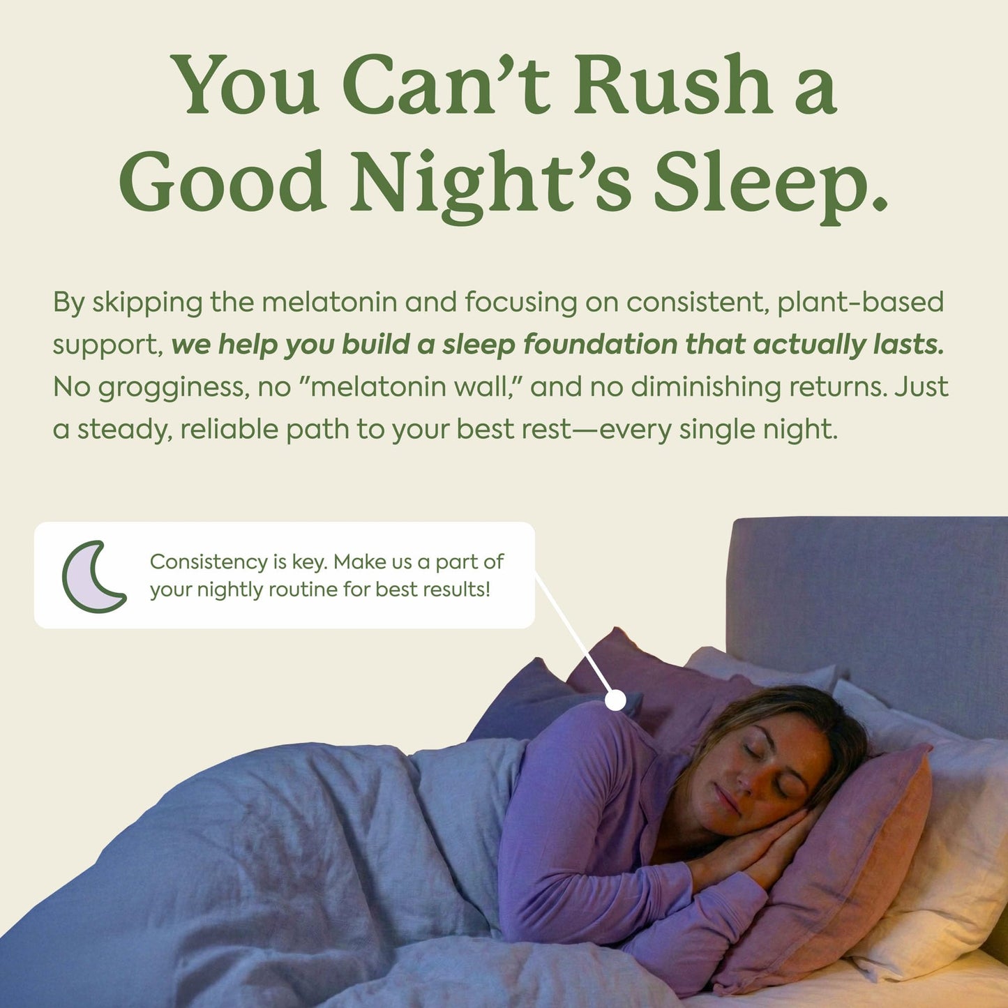 Plant People WonderSleep Mushroom Gummies Supplement for Sleep, No Melatonin with Reishi Super Mushrooms, Wild Elderberry Flavor, Sugar-Free (60 Count) Plant People
