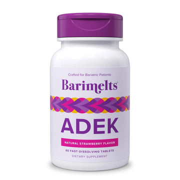 Barimelts ADEK - 60 Fast-Dissolving Tablets (2-Month Supply) - Sugar-Free Bariatric Vitamins for Women Including Vitamin A, Vitamin D, Vitamin E BariMelts buy australia supplements