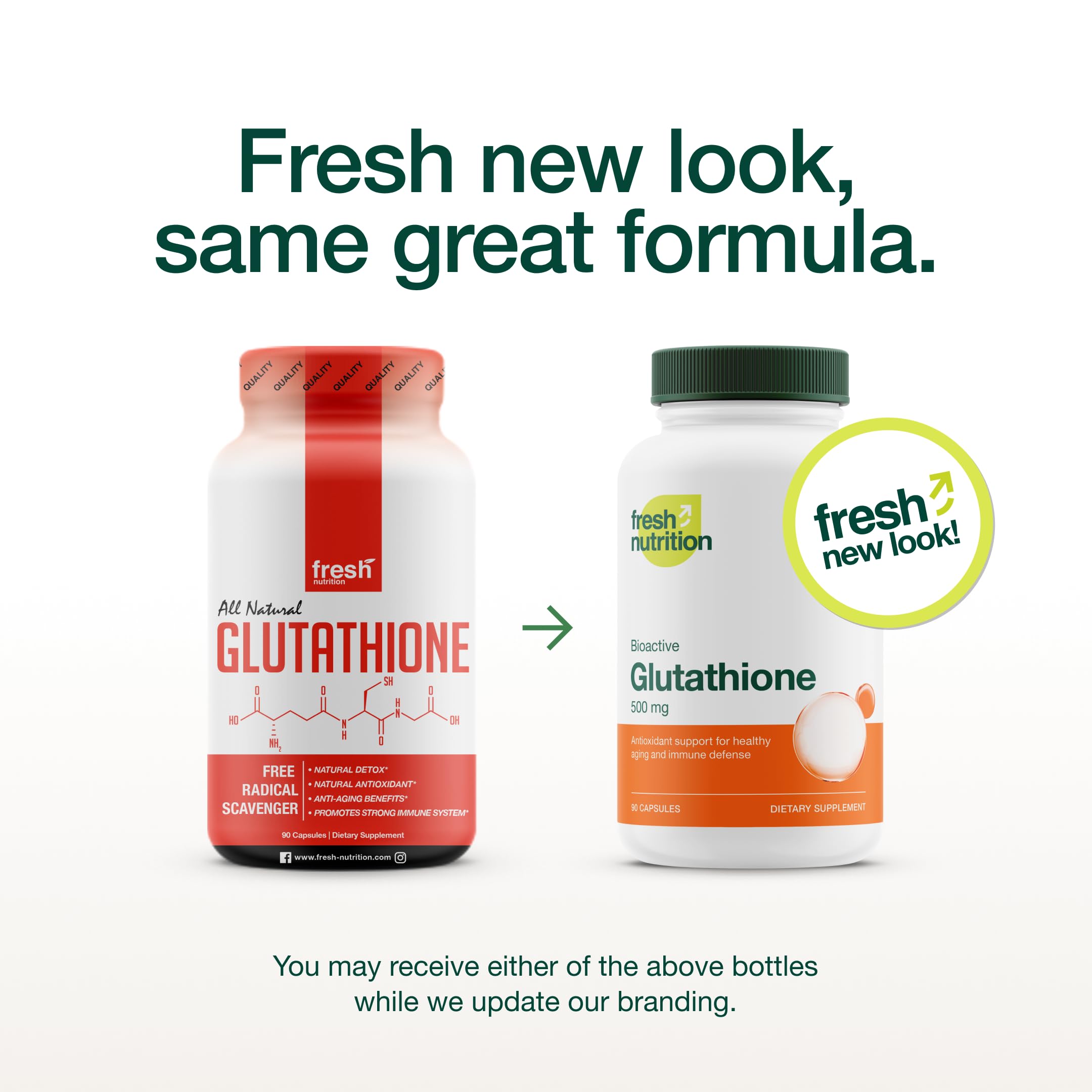 Glutathione Supplement Capsule - Strongest DNA Verified Glutathione Reduced - Vegan Friendly, Non GMO, Gluten & Soy Free Fresh Nutrition buy australia supplements