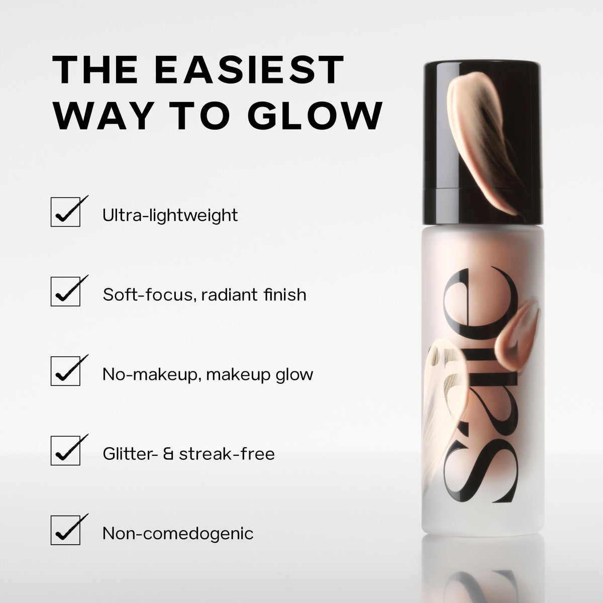 Saie Mini Glowy Super Gel Illuminating Face Makeup Primer, Starglow (.5 oz) Saie