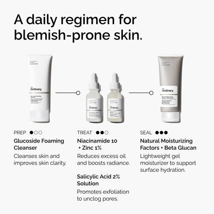 The Ordinary Salicylic Acid 2% Solution, Acne-Fighting Serum for Blemish-Prone Skin, 1 Fl Oz The Ordinary