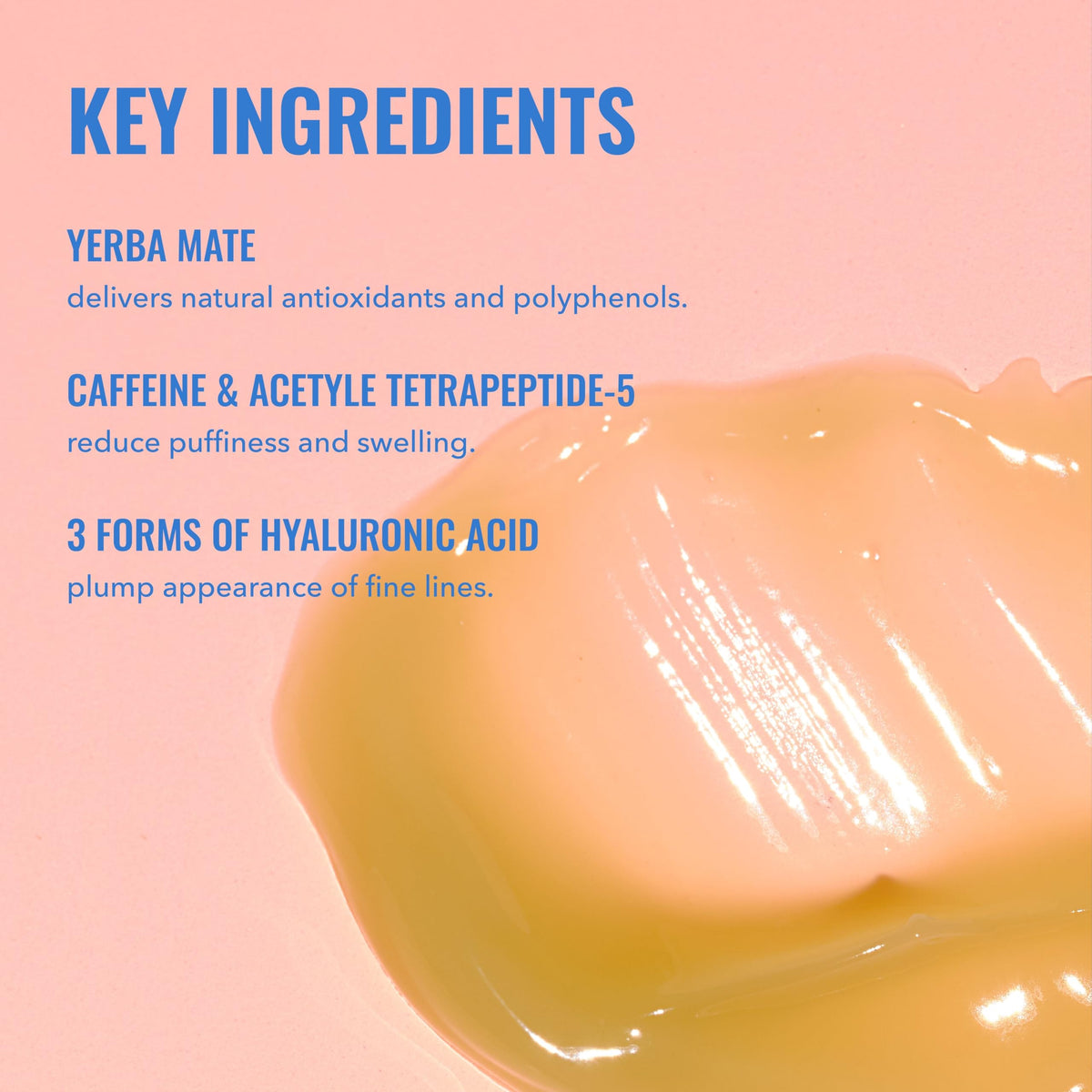 Good Molecules Yerba Mate Wake Up Eye Gel, Caffeine Under Eye Cream, 15 ml Good Molecules