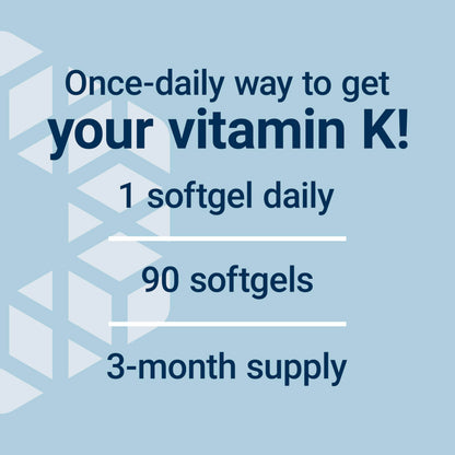 Life Extension Super K, Vitamin K Supplement, 2000 Mcg Vitamin K and 1180 Mcg Vitamin K2, Heart Health, Once-Daily, 90 Softgels Life Extension