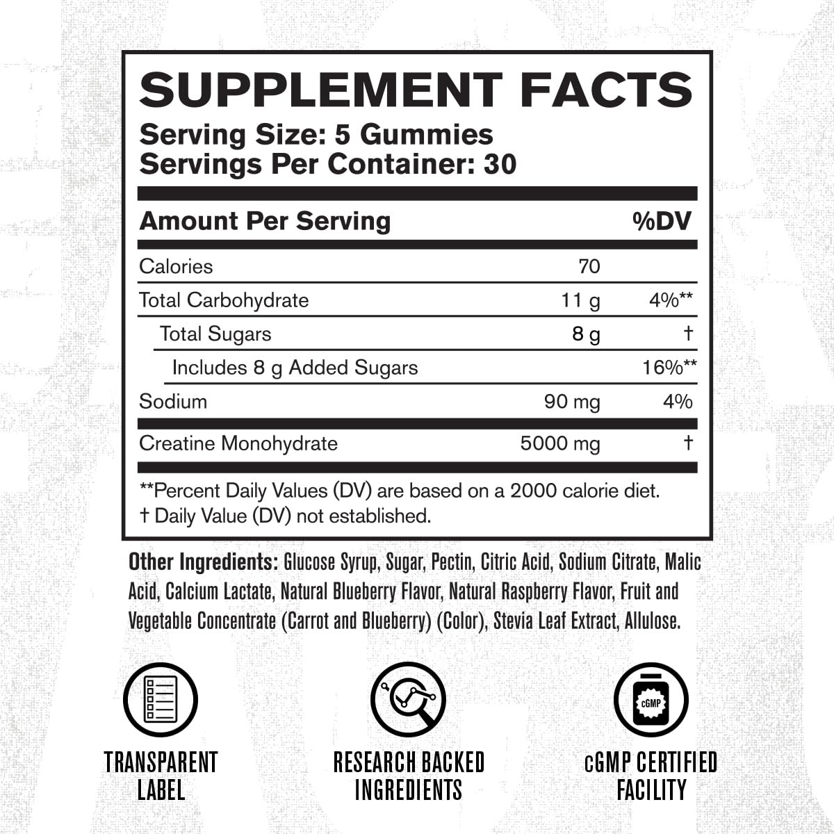 Jacked Factory Creatine Gummies 5g Daily Dose (1g per Gummy) - Creatine Gummy for Men and Women, Vegan-Friendly, Travel-Friendly, Third-Party Tested - 150 Gummies, Blue Raspberry Jacked Factory buy australia supplements