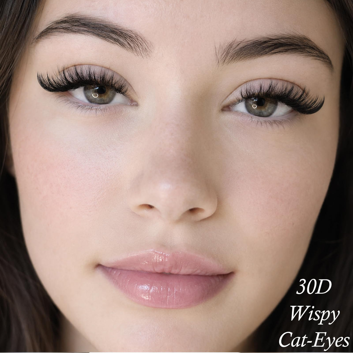 APCYUST Lashes False Wispy Eyelashes Natural Cat Eye Lash Strips 10 Pairs Fake Mink Eyelash Pack 9-14mm Natural Look Fluffy Strip Lashes Clear Band Easy Eyelashes for Beginners with Cluster Looking APCYUST
