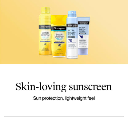Neutrogena Ultra Sheer Dry Touch Sunscreen Lotion, SPF 70, 3 fl. oz Neutrogena