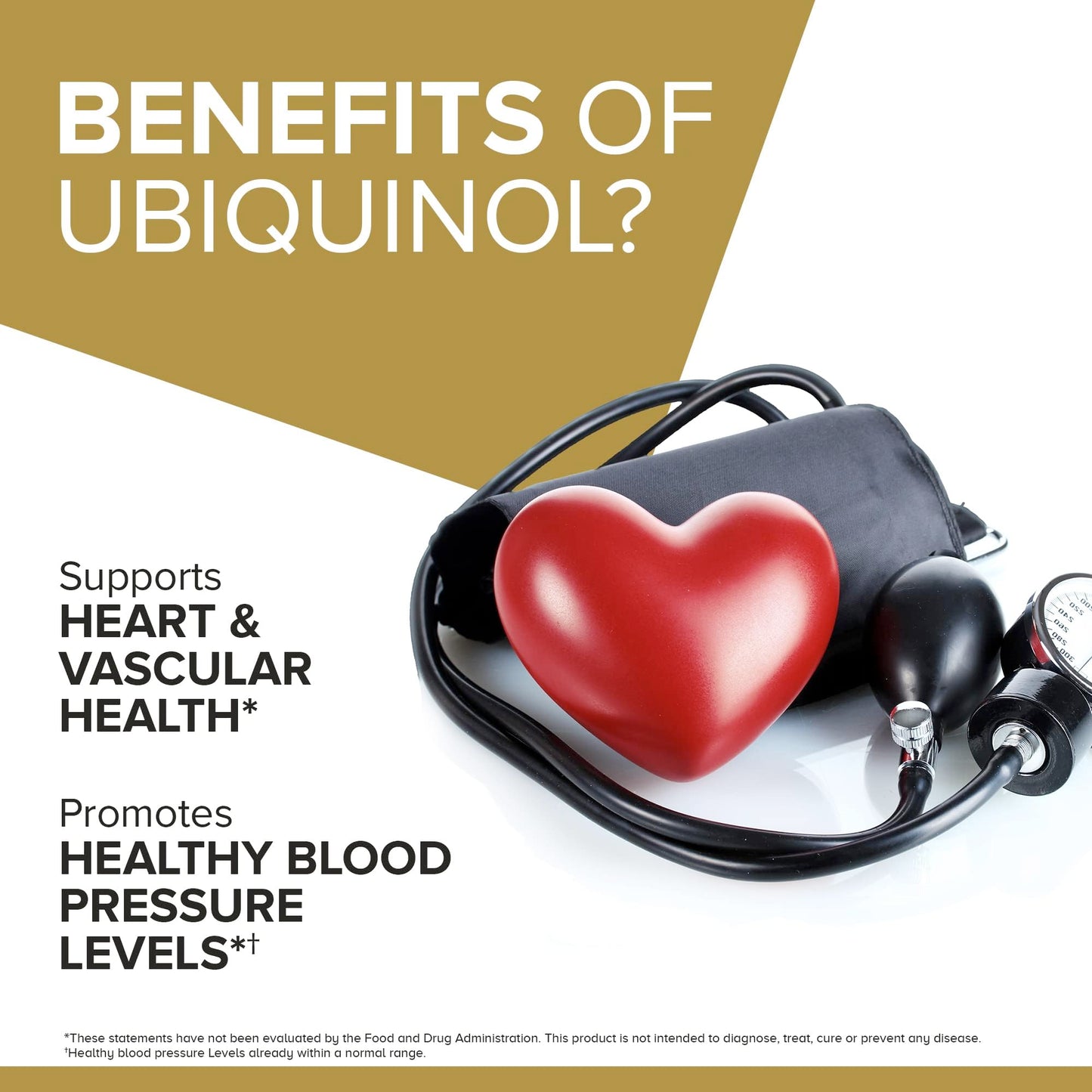 Qunol 100mg Ubiquinol, Powerful Antioxidant for Heart & Vascular Health, Essential for Energy Production Qunol