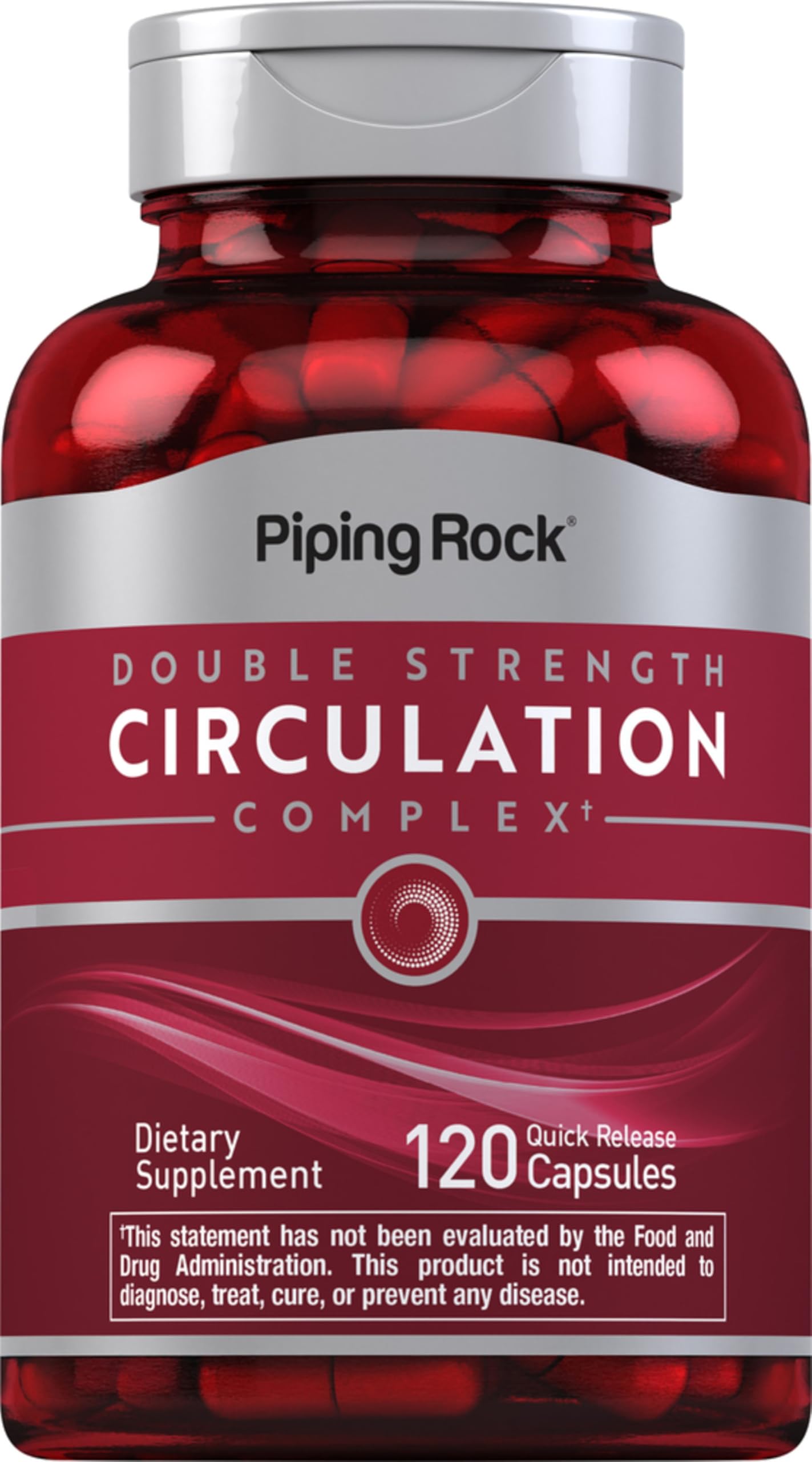 Piping Rock Circulation Supplement | 120 Capsules | Double Strength Complex | Non-GMO, Gluten Free Piping Rock buy australia supplements