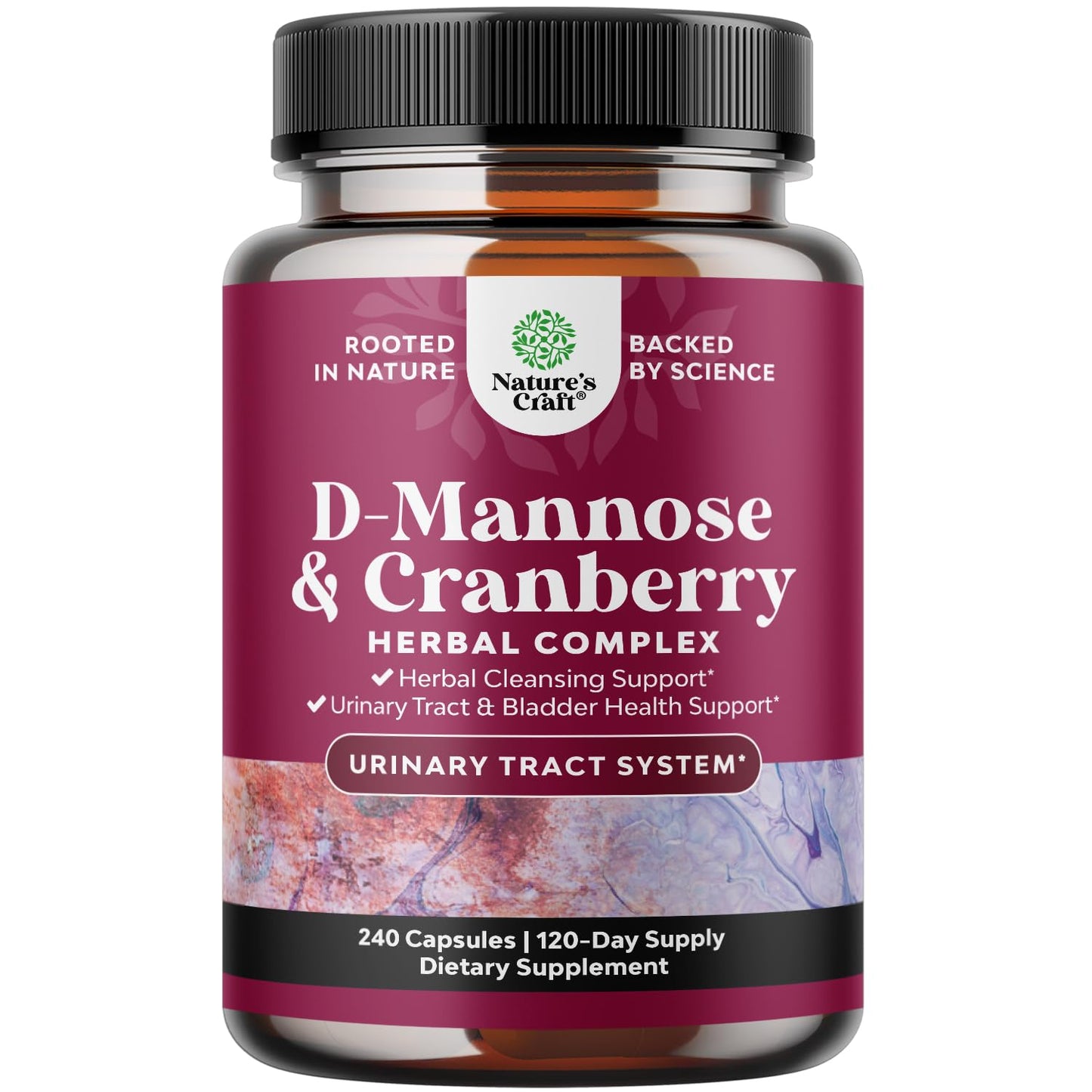 D Mannose with Cranberry Supplement - Potent D Mannose 1000mg Capsules for Kidney Defense Support & Cleanse and Urinary Tract Health for Women & Men - Bladder Health Supplement for Adults - 60 Count Gsupps Australia