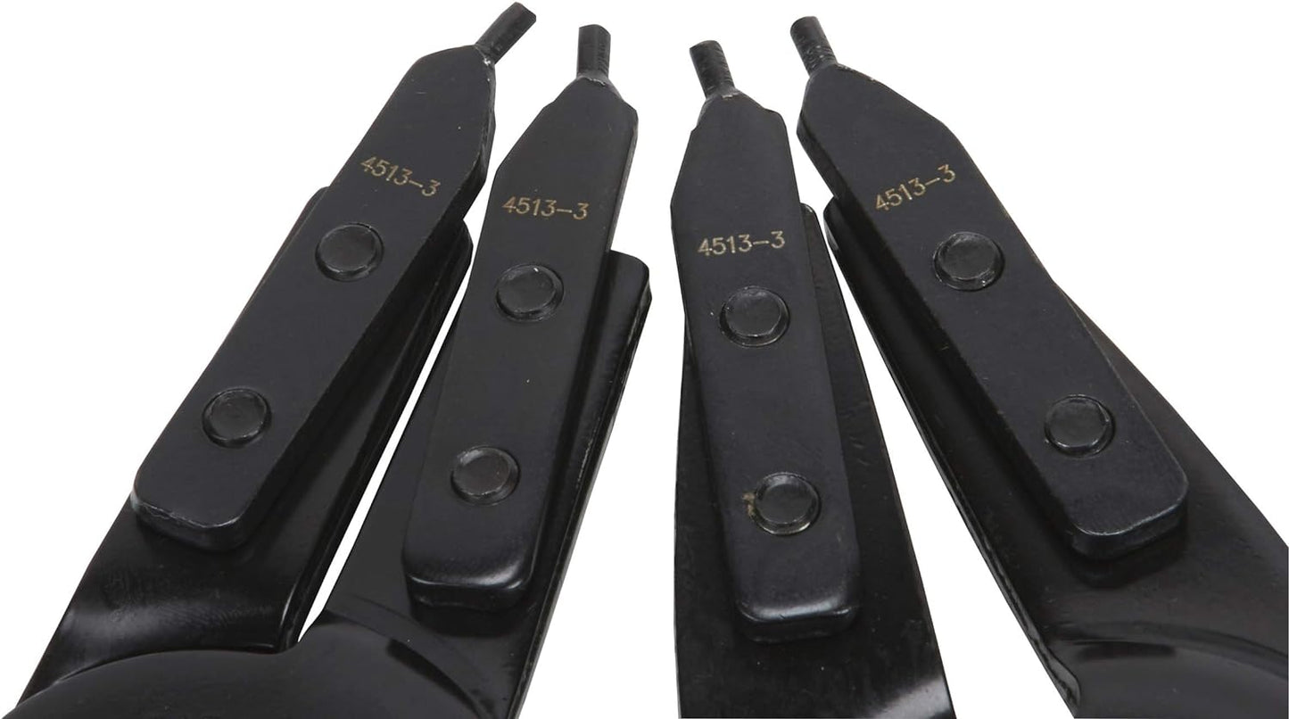 OTC 4513 Heavy-Duty 2-Piece Internal and External Snap-Ring Pliers Set