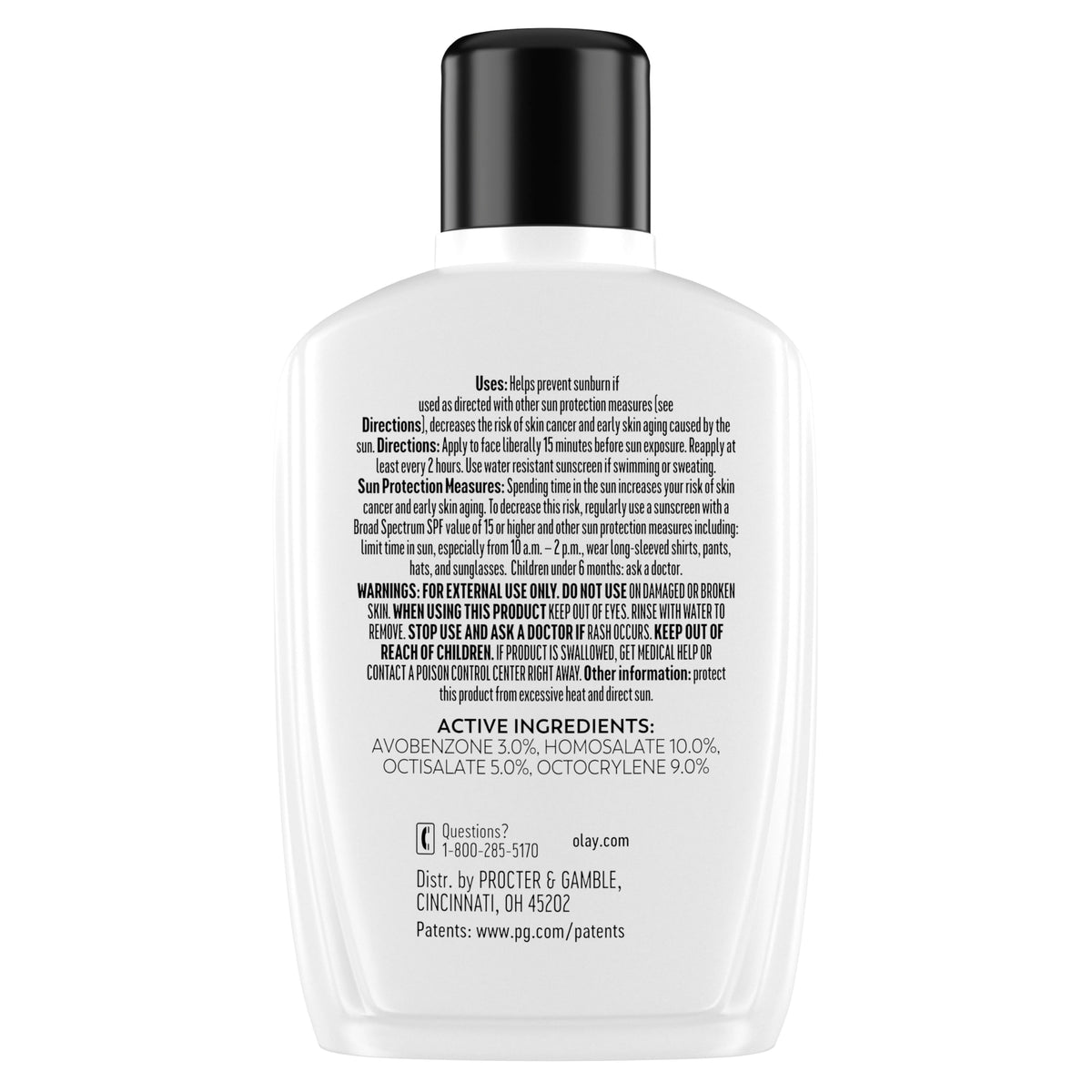 Olay Complete+ Face Moisturizer with Sunscreen SPF 40, For Sensitive Skin, Broad Spectrum Sun Protection, Fragrence-Free - No White Cast on All Tones, Nourishes Moisture Barrier - Ceramides, 6 Oz Olay